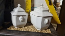 Antica Coppia Di Vasi  In