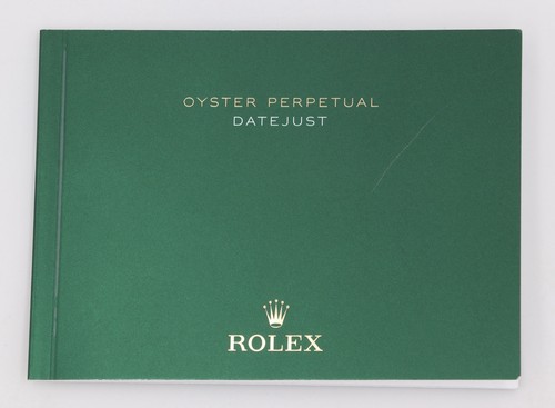 Rolex datejust 2023 booklet - rolex,