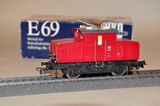 PIKO–Locomotiva ELETTRICA E 69 05 della DB - ROSSA - scatola originale IMPROPRIA