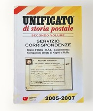 Catalogo UNIFICATO 2005-07 Storia postale II Volume Regno RSI Occupazioni Nuovo