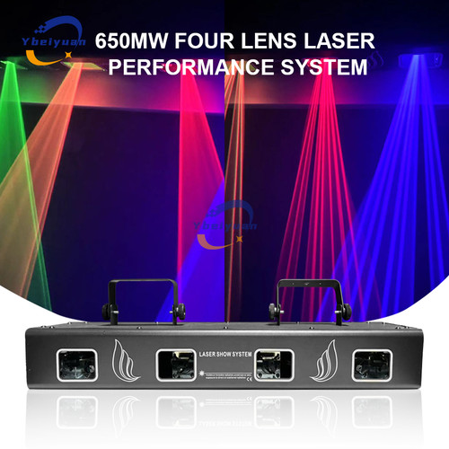 Quad lens potente rgby - lens, laser