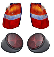 2 X  FARI FANALI POSTERIORI PER MITSUBISHI L200 STRADA 1996-2001 + CATADIOTTRI
