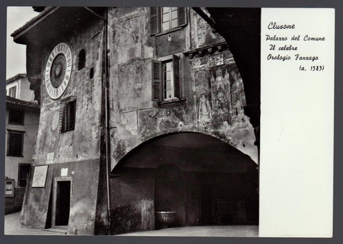 Clusone bergamo cartolina - clusone,