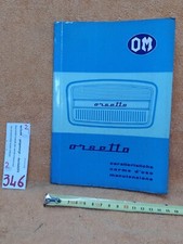 OM ORSETTO -CARATTERISTICHE - NORME D'USO E MANUTENZIONE  -leggi tutto