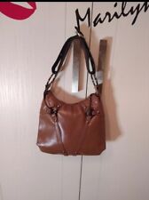 Borsa vintage Mario Valentino marrone similpelle retrò