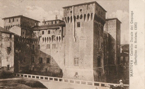 Cartolina mantova castello - mantova,