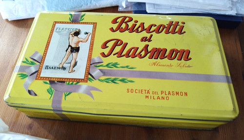 Scatola latta biscotti al - latta,
