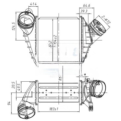 Intercooler per new beetle - per,