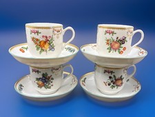 SET 4 TAZZE E PIATTINI VINTAGE MOTTAHEDEH WILLIAMSBURG DUCA DI GLOUCESTER