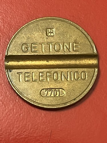 Gettone telefonico 7701 raro - telefonico,