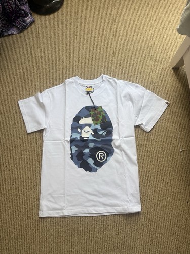 Shirt uomo bape bianca - t-shirt,