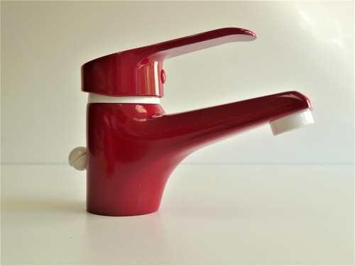 Lavabo rosso bianco - lavabo, rosso/bianco