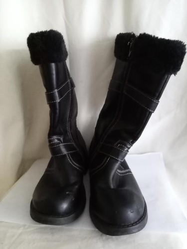 Stivali neri uk2 ecopelle
