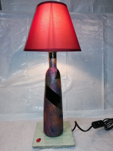 Lampada handmade fatta con - lampada,