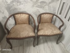 Coppia Di Poltroncina, Poltrona,Salotto,Sala,Stile Liberty Vintage