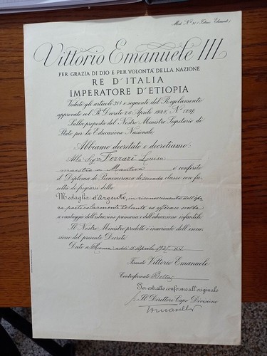 Diploma medaglia argento - diploma,