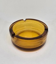 Posacenere  In Vetro Ambrato