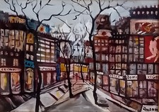 Riccardi cm 70x50 dipinto olio