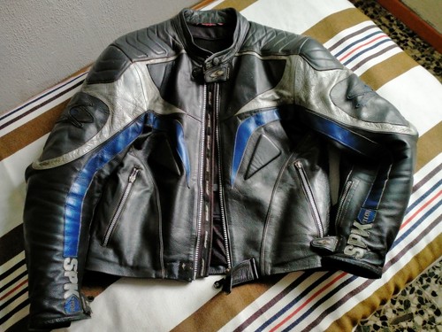 Giubbino moto pelle - pelle, spike