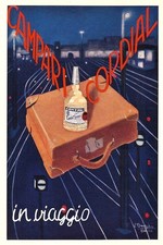 Poster vintage Campari Cordial