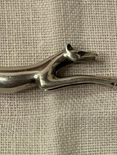 Tagliacarte in argento firmato Ottaviani. Levriero