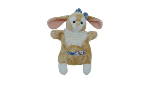 Doudou lapin marionnette