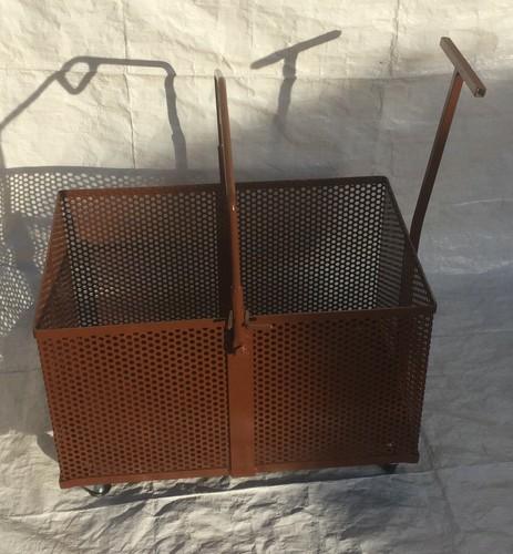 Cesta porta legna pellet con - porta,