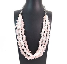 Collana a tre fili in Quarzo