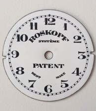 Vintage Roskopf new old stock dial/quadrante  pocket watch 38 mm. diameter 1900