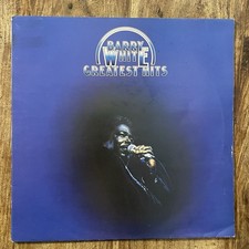BARRY WHITE - GREATEST HITS  EX-/EX+  VINYL LP / FIRST UK PRESSING
