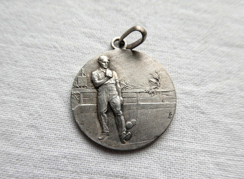 Medaglia argento 800 - in, con