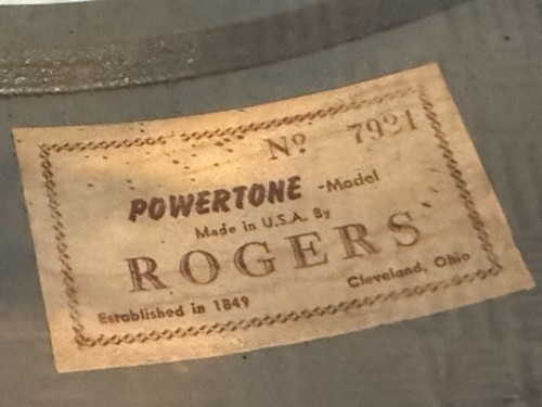 Rullante powertone rogers - powertone, anni