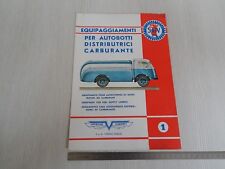 DEPLIANT ORIGINALE VIBERTI SAIV CAMION PORTA BENZINA AUTOBOTTE