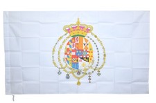 BANDIERA STORICA REGNO DELLE DUE SICILIE BORBONE NAPOLI 90X150 ALTA QUALITA' 