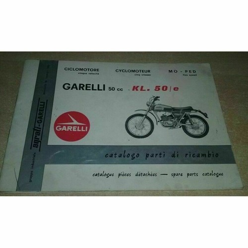 Catalogo ricambi garelli 50 - kl,