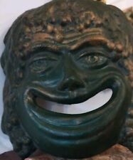 MASCHERA TERRACOTTA MASCHERONE ENORME CERAMICA COCCIO SICILIANO TOSCANO PUGLIESE