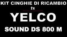 ★CINGHIE DI RICAMBIO 2 x PROIETTORE SUPER 8 mm YELCO SOUND DS 800 M★