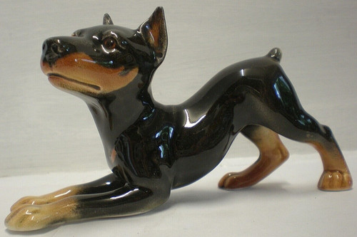 Vintage goebel doberman cane - vintage,