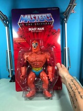 19054 Masters of the Universe Giant Jumbo 12” Beast Man Gigante Mattel Vintage