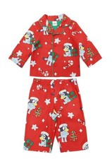 Pigiama natalizio blu con