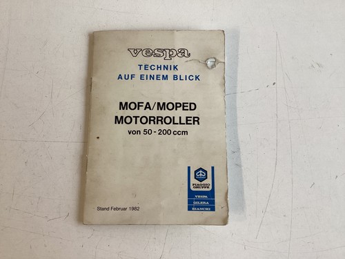Brochure vespa tecnica - brochure, a