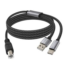 Cavo Stampante USB 2in1 1M con