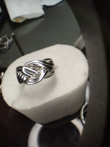 Anello intreccio argento - argento, 925
