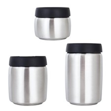 Contenitore per caffè sottovuoto con coperchio ermetico, barattolo per