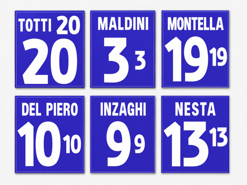 Nameset italia euro 2000 - nameset,
