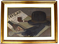 Painting Picture DIPINTO OLIO SU CARTONE MANFREDI GIUSEPPE ANNI 70