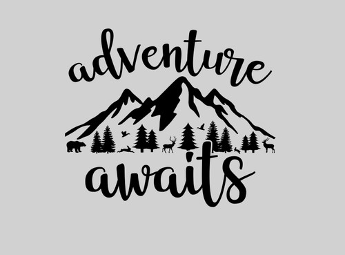 Adesivo vinile adventure - vinile,