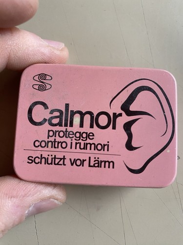 Vecchia scatola latta calmor - vecchia,