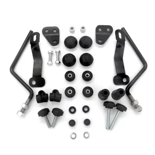 Kit attacchi parabrezza biondi - kit,