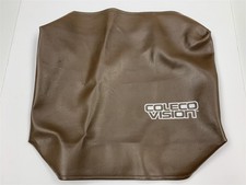 Cover antipolvere console ufficiale vintage ColecoVision - vinile marrone con logo - RARA